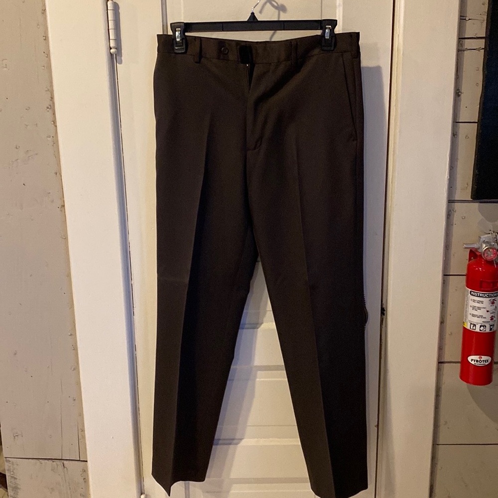 Perry Ellis Portfolio dress pants 32x32 dark brown